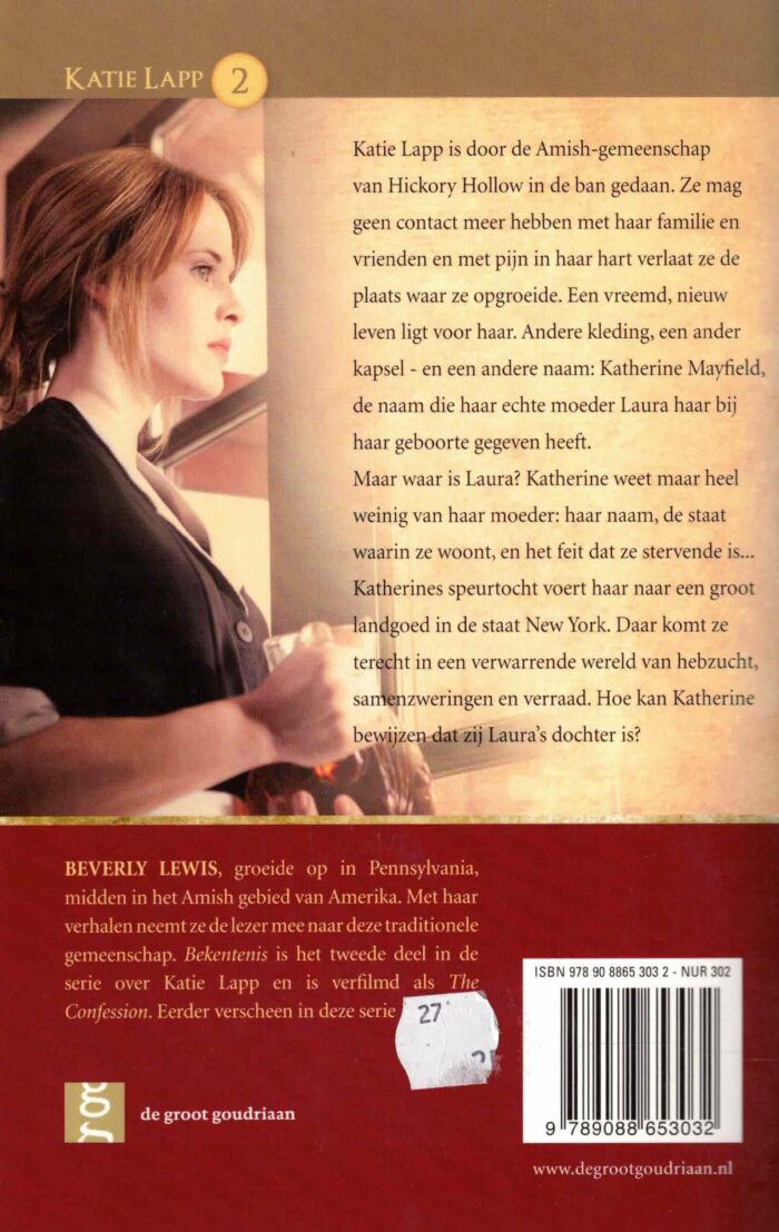 Lewis, Beverly: Bekentenis. Katie Lapp deel 2 (roman) - Afbeelding 2
