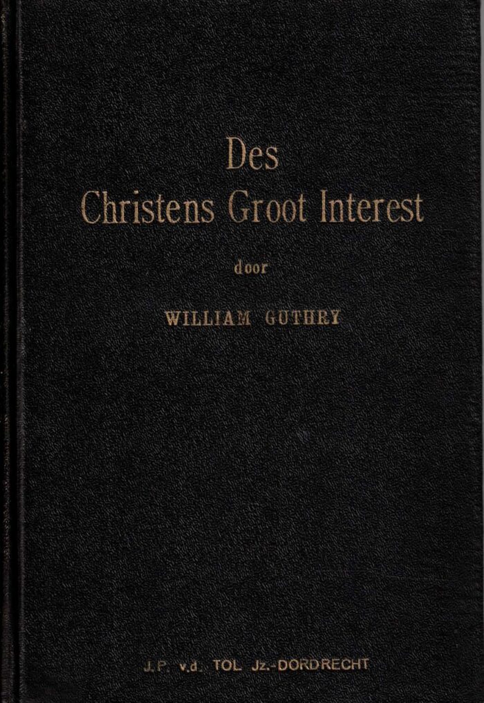 Guthrie, W.: Des christens groot interest