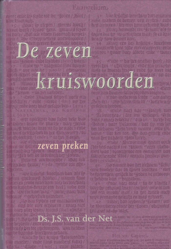 Net, ds. J.S. van der: De zeven kruiswoorden