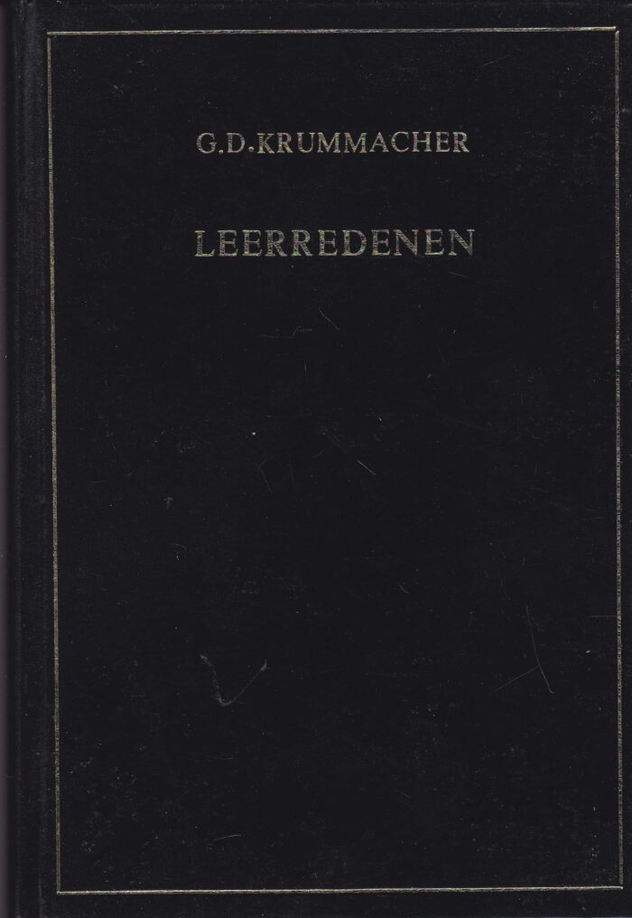 Krummacher, G.D.: Leerredenen