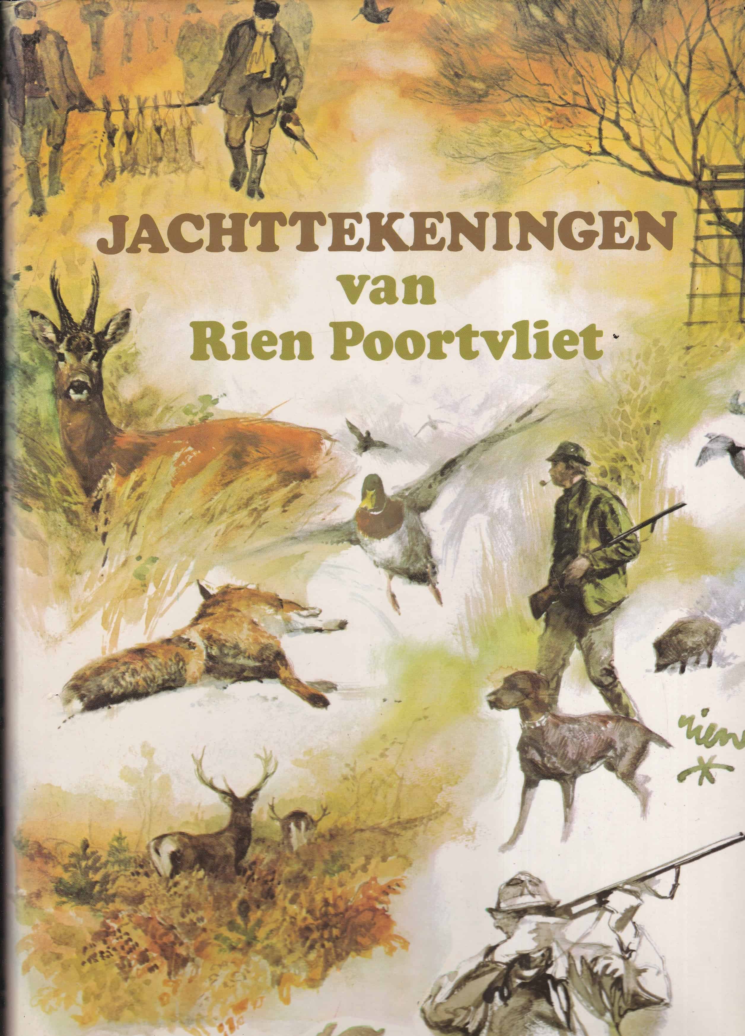 Poortvliet, Rien Jachttekeningen van Rien Poortvliet Van der Wal Boeken