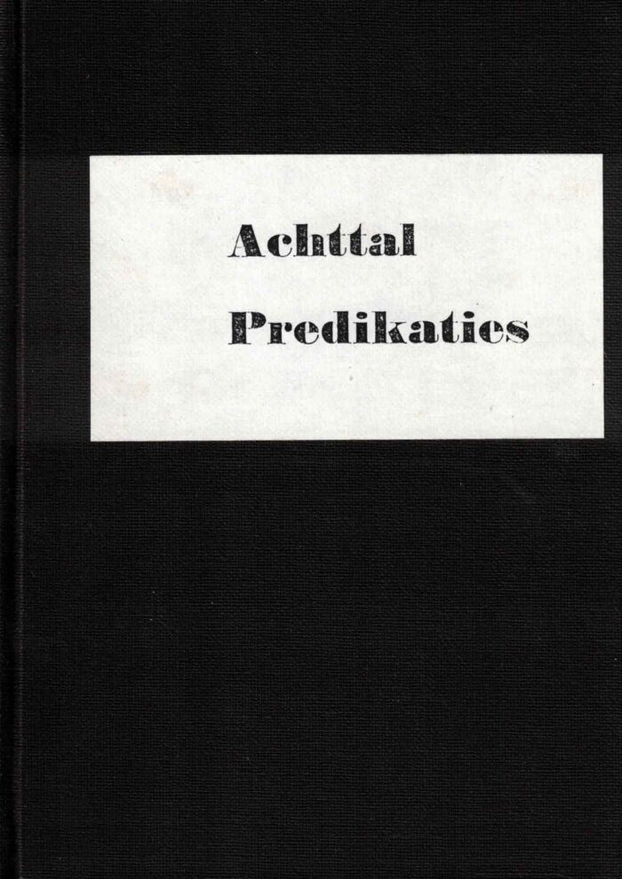Dorresteijn, ds. T.: Achttal predikaties