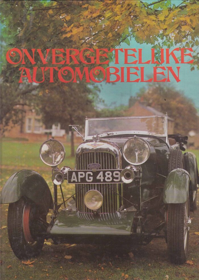 Boddy, Bill: Onvergetelijke automobielen