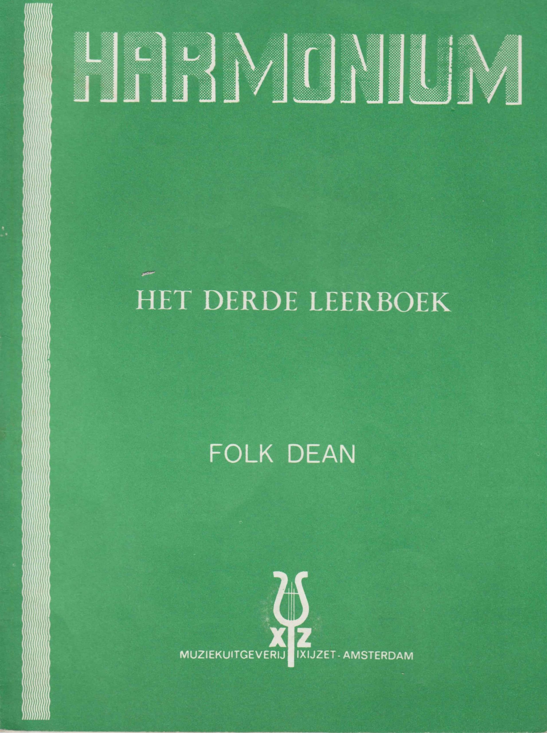 Folk Dean: Harmonium. Het derde leerboek (noten)