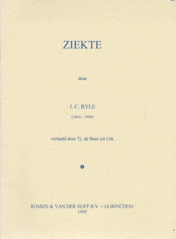 Ryle, J.C.: Ziekte