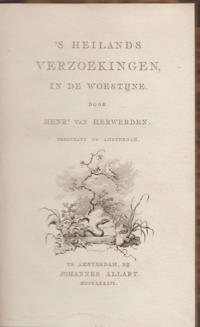 Herwerden, Henricus van: 's Heilands verzoekingen in de woestijn.
