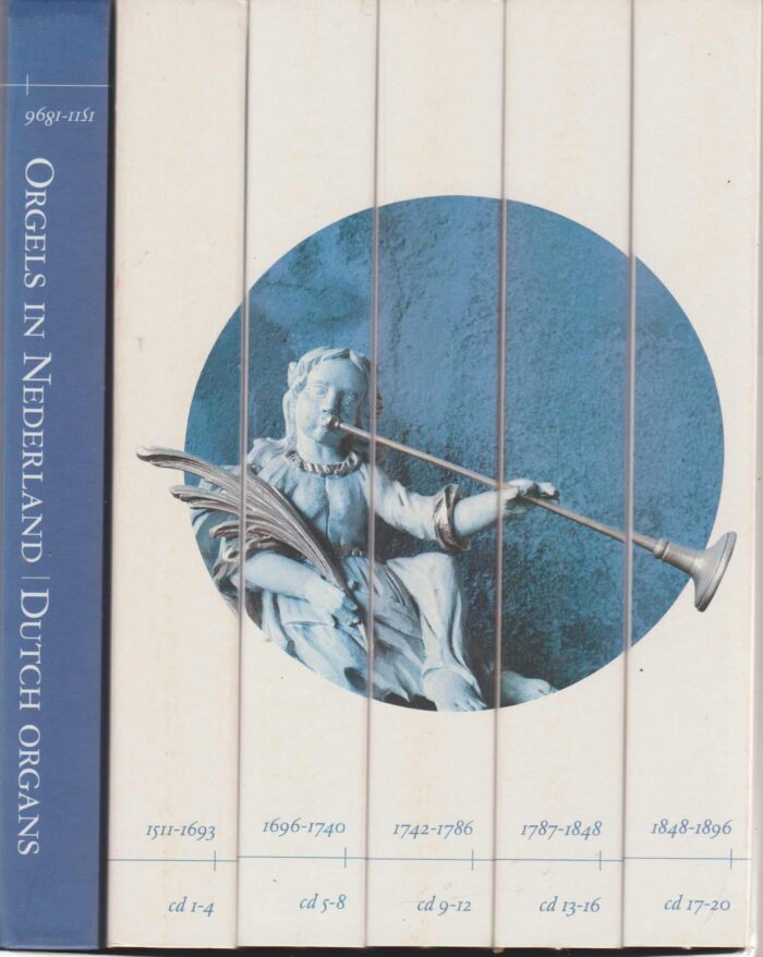 Dijkhuizen, Okke: Orgels in Nederland 1511-1896. Box met 20 cd's en een boek.