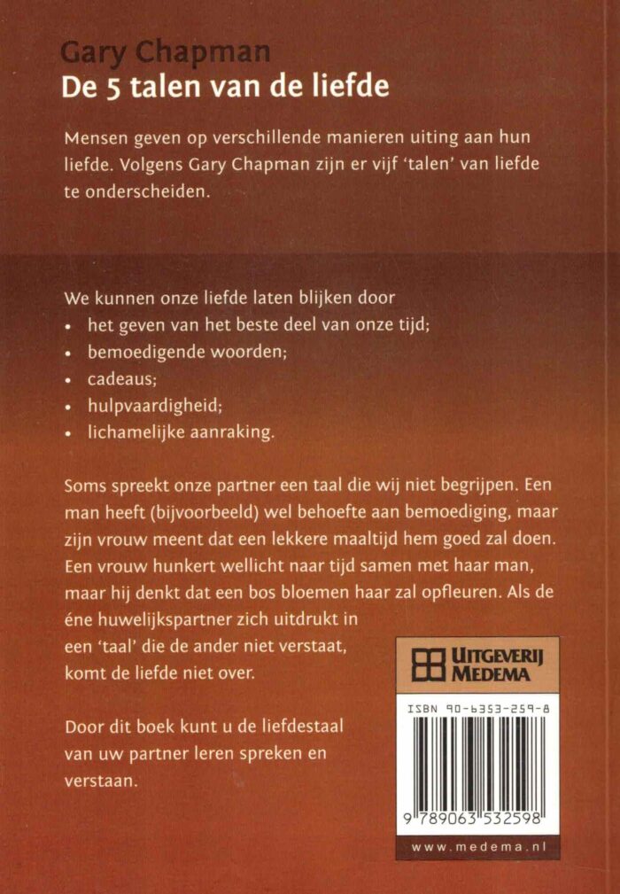 Chapman, Gary: De vijf talen van de liefde - Afbeelding 2