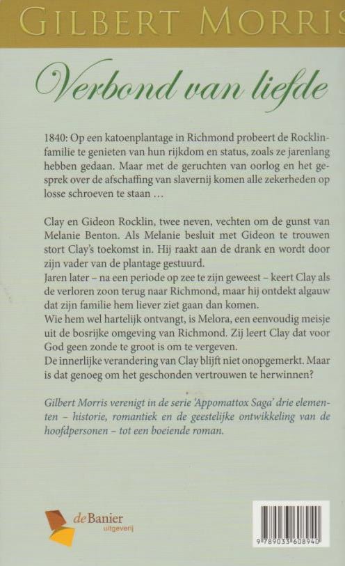 Morris, Gilbert: Verbond van liefde (roman) - Afbeelding 2