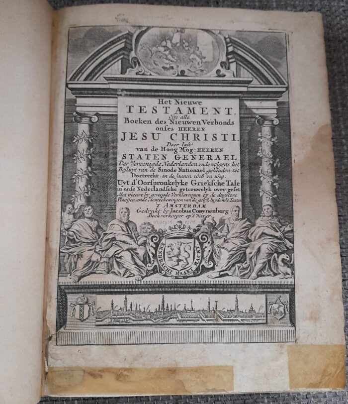 Bijbel, het Nieuwe Testament uitgegeven door Jacobus Conynenberg in 1714 - Afbeelding 3