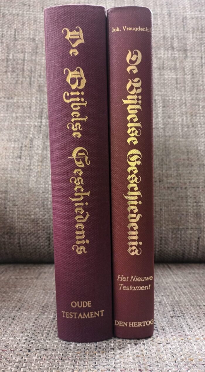 Vreugdenhil, Joh.: De Bijbelse geschiedenis verteld aan onze kinderen (2 delen) - Afbeelding 2