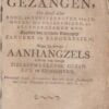 Een nieuw bundeltje uitgekipte geestelyke gezangen ten dienst aller bond, en gunstgenoten van Jehovah, den drieenige, en algenoegzame God