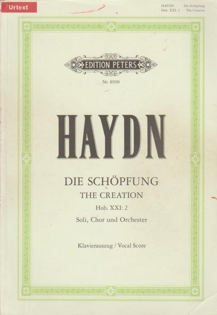 Haydn: Die schopfung/the creation. soli, chor and orchester