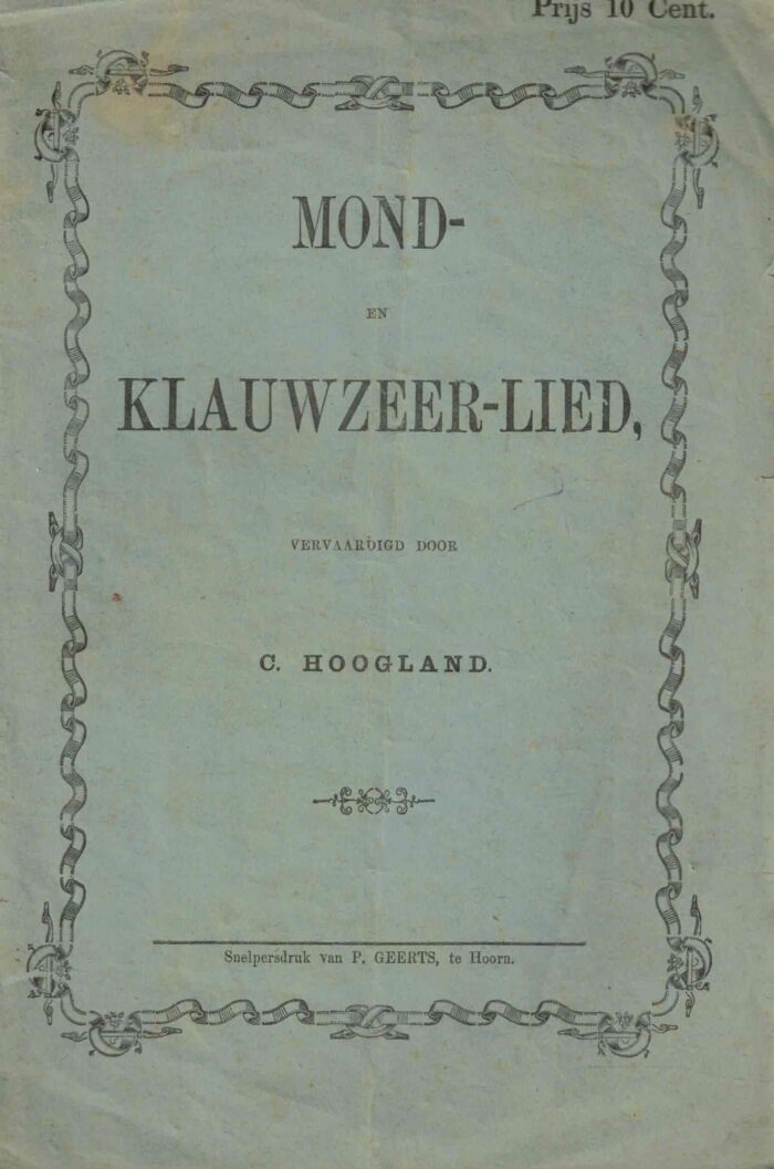 Hoogland, C.: Mond - klauwzeer - lied