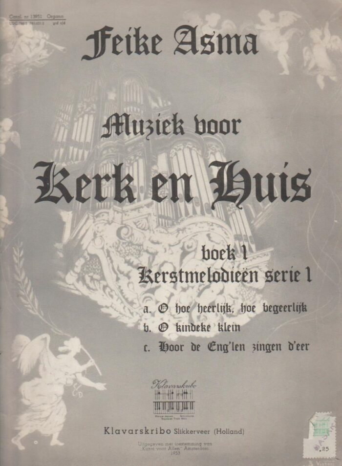 Asma, Feike: Muziek voro kerk en huis (Klavarskribo)