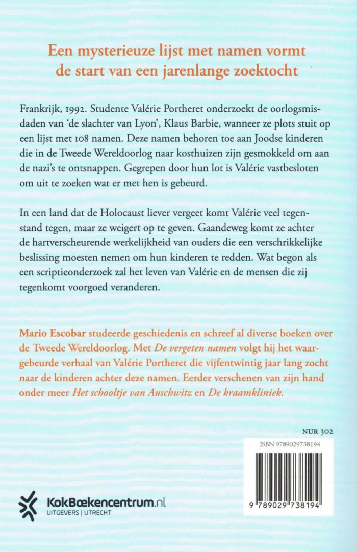 Escobar, Mario: De vergeten namen. Roman (nieuw) - Afbeelding 2