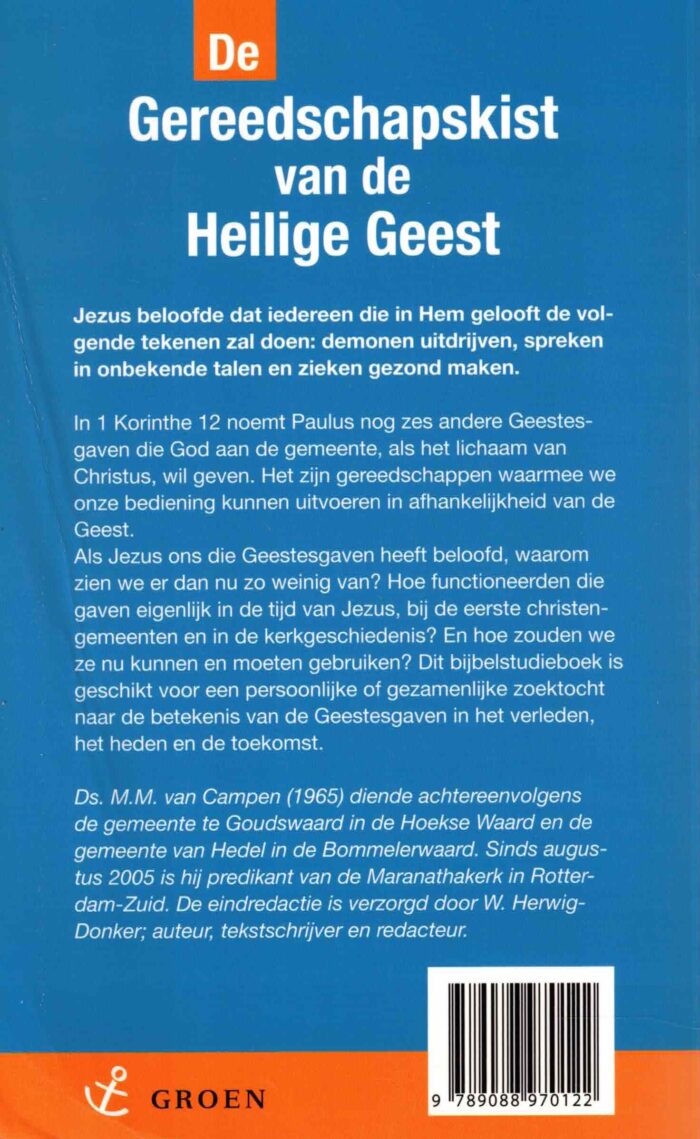 Campen, ds. M.M. van: De Gereedschapskist van de Heilige Geest - Afbeelding 2