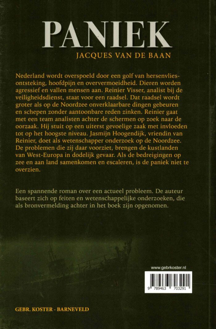 Baan, Jacques van de: Paniek. Verwacht het onverwachte (Nieuw) - Afbeelding 2