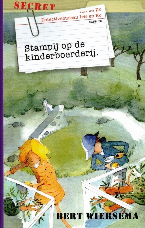 Wiersema, Bert: Stampij op de kinderboerderij. Detectivebureau Iris en Ko (nieuw)