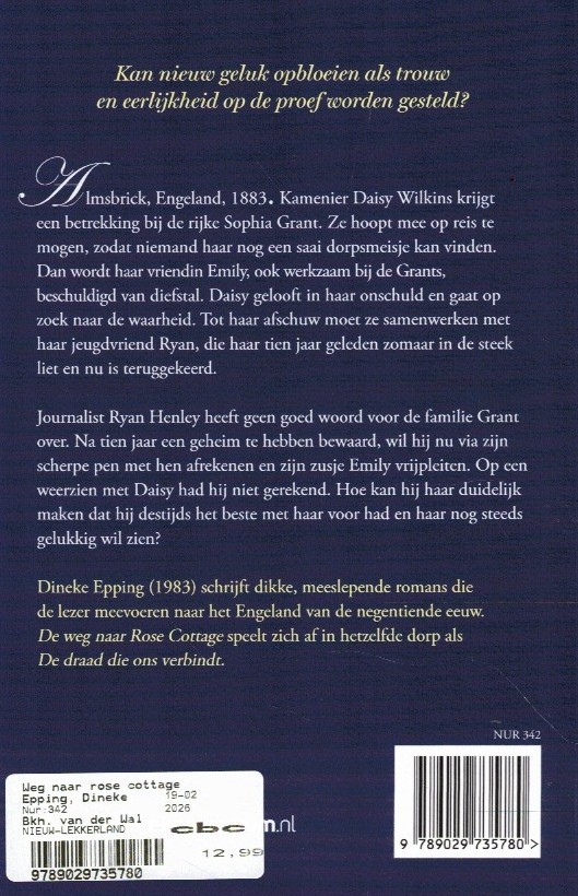 Epping, Dineke: De weg naar Rose Cottage. Roman (nieuw en nu in de aanbieding) - Afbeelding 2