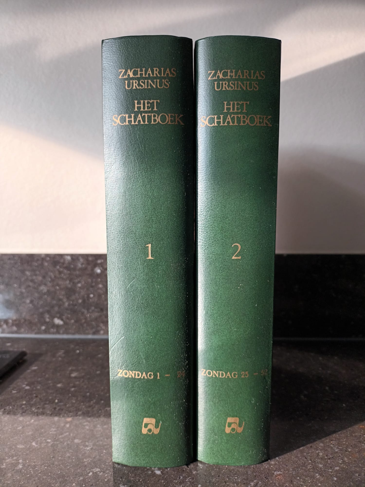 Ursinus, Zacharias: Het Schatboek der verklaringen van de Heidelbergse Catechismus (deel 1 en 2)